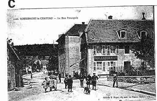 Ville de ROUGEMONTLECHATEAU Carte postale ancienne